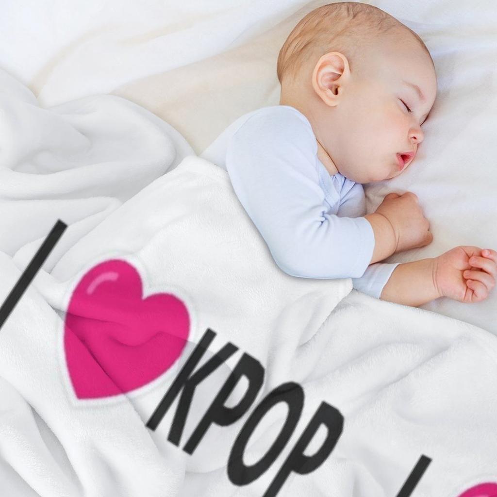 Kpop Überwurfdecke Schlafsack Dekorative Niedlich für Sofa Decken