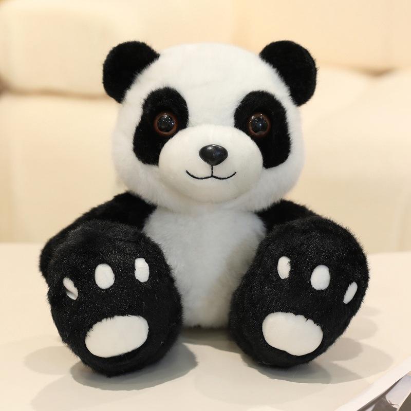 Cute Cute Little Animal Panda Cat Doll Plush Toy Elephant Rabbit Doll Children Soothing Doll