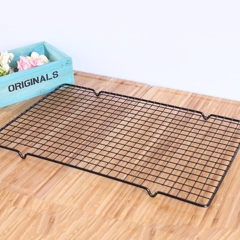 1/2pcs Cake Cooling Rack Stainless Steel BBQ Bread Drip Dry Rack Cooling Grid Baking Pan Household Baking Tool Single Layer TMZ
