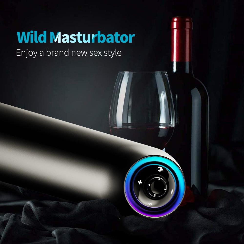 Elektrikli Tam Otomatik Geri Çekilebilir Mastürbasyon Fincan Erkek Masturbator Cihazı Yumuşak Astar Eğitmen Yetişkin Malzemeleri