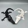 3D Printed Gem Articulated Crocodiles Rotatable 3D Crocodiles Toy Posable Joints Fidget Surprise Toy For Autismadhd# Color: A2