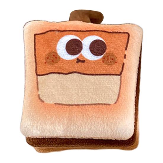 Plush Cartoon Food Refrigerator Magnet Stuffed Bread Pizza Sandwich Milk Tea Cookies Fridge Magnet Home Office Decorative Accessories D
