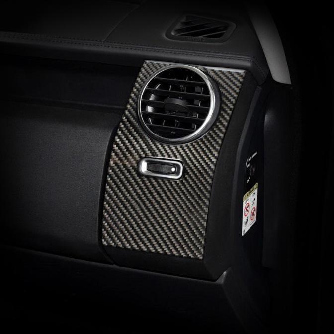 Land Rover Discovery 4 Carbon Fiber Dashboard Trim Air Outlet Panel Sticker