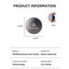 Car Mini Storage Hook Hidden Circular Fastener Keychain Clip For Mercedes Benz AMG A C E S G Class W201 W210 W108 W204 W205 W203 QI1