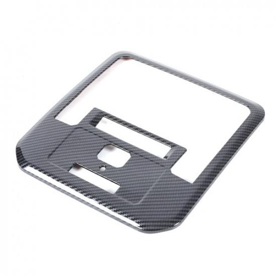 ABS Carbon Fiber Overhead Reading Light Switch Trim Cover For Toyota Tacoma 24+