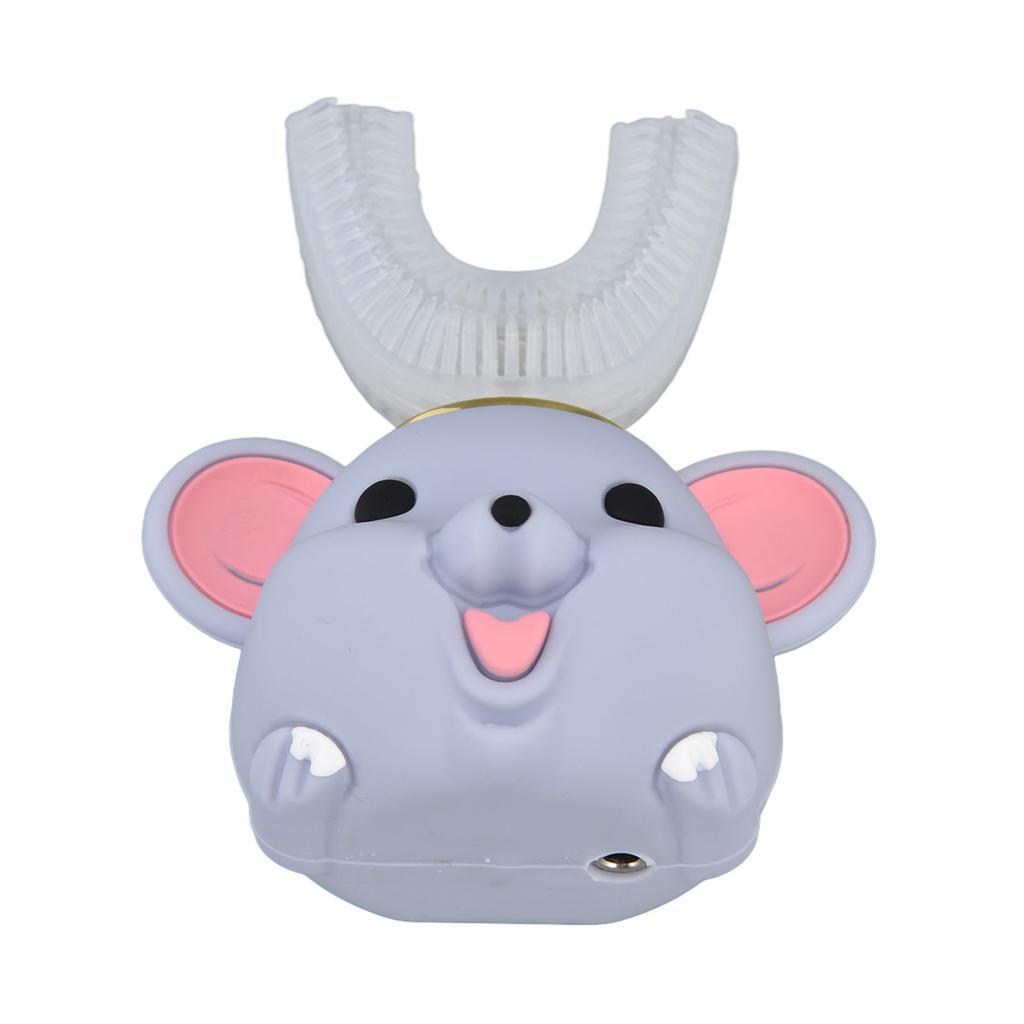 Mouth Electric Toothbrush U Shaped Toothbrush USB Charging Cartoon Silicone Kids ToothbrushL