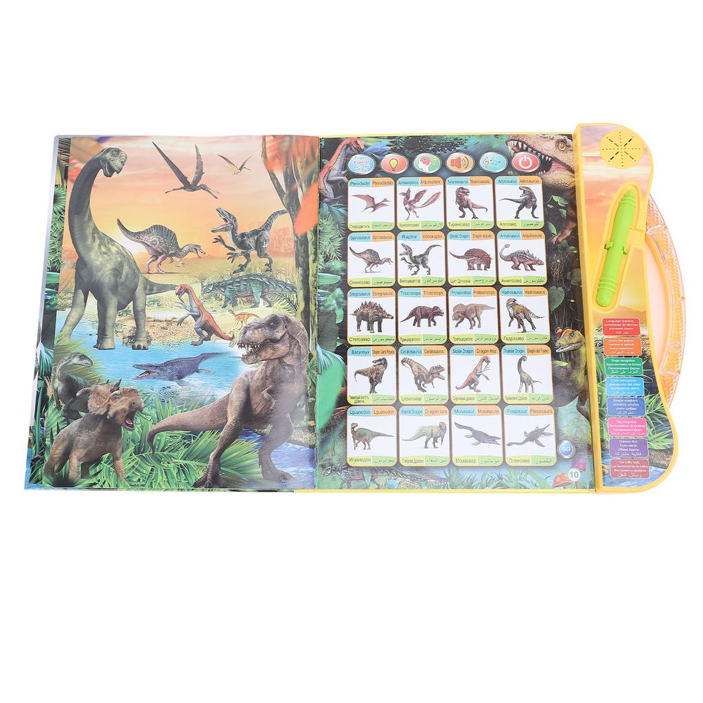 Electronic Learning Book Cartoon Pattern Interactive Sound Book for Baby Over 3 Ages Gift