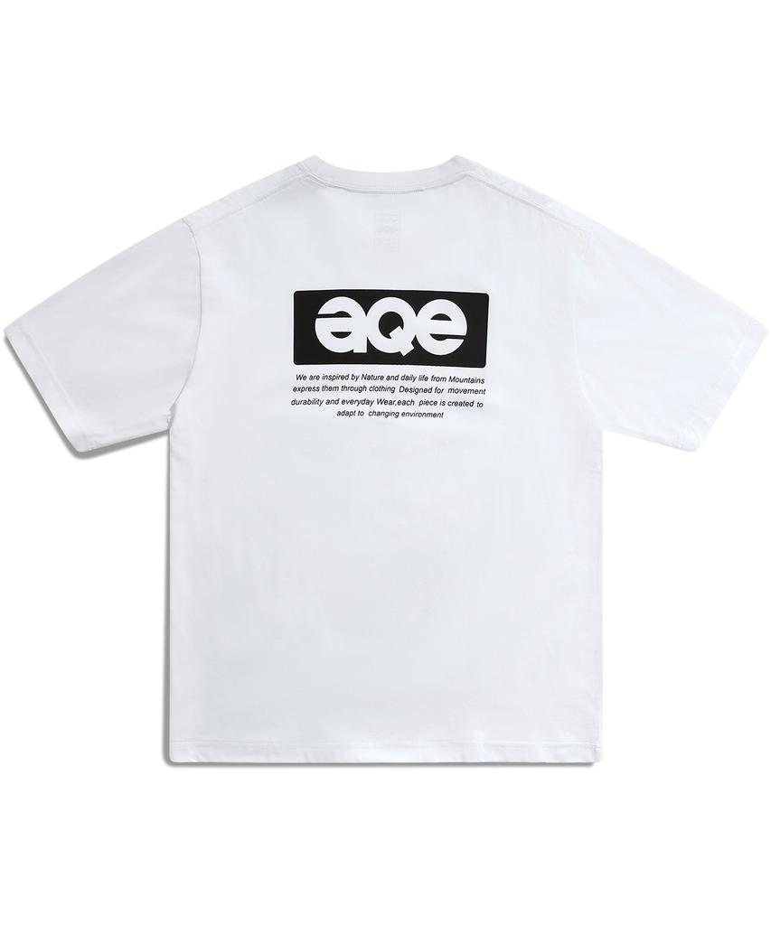 Peullukeu Aqe Sorona Graphic Short Sleeve T-Shirt White Fst345