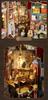 moin moin Scale Dollhouse DIY Kit Set Instructions Miniature Shop with European Stained Handmade Fairy Tale Picture General Goods Classical Antique