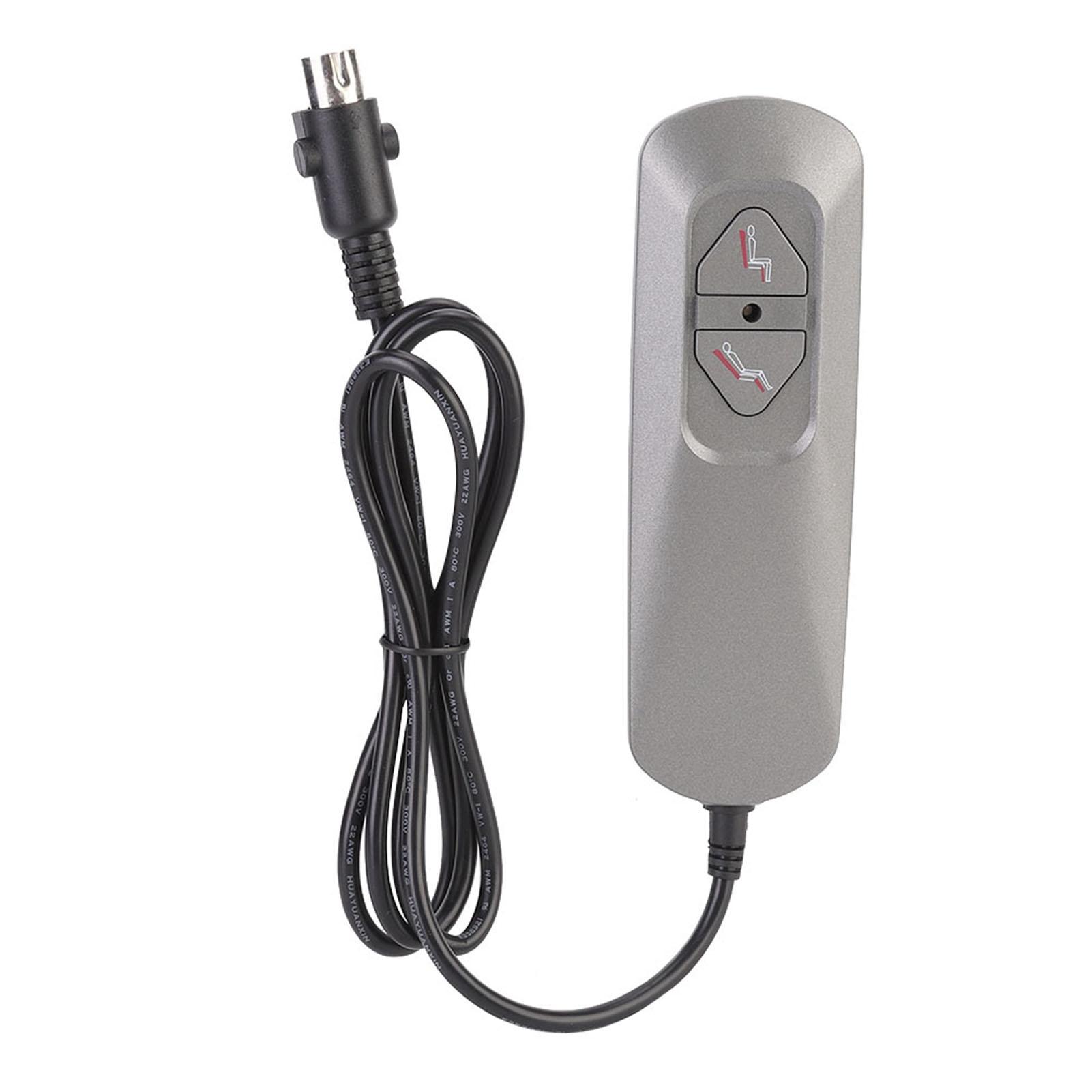 

2 Buttons Electric Sofa Controller Universal 5 Pin Recliner Lifting Hand Control Switch 5V 1.25m