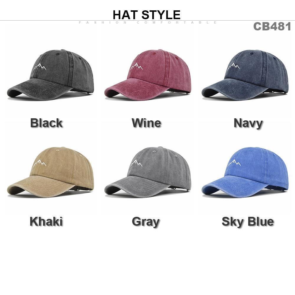 Verstellbare Vintage-Kappe für Damen und Herren für Outdoor-Wanderungen und Bergsteigen