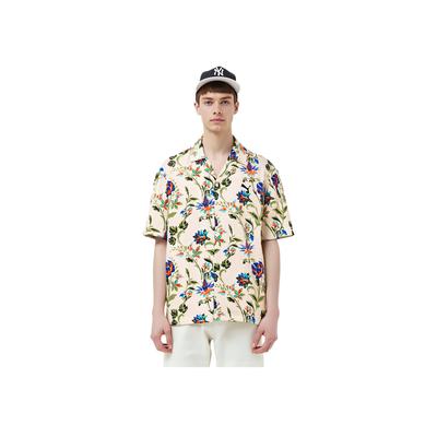 Aop Ss25 Floral Lifestyle Series Breathable Comfortable Versatile Short Sleeve Shirt Men Shirts Off-White 633343-87