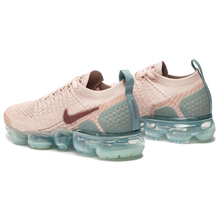 Nike Womens Air VaporMax Flyknit 2 'Particle Beige' (women's sizes) Particle Beige / Mica Green-Igloo-Smokey Mauve Running Shoes 942843 203