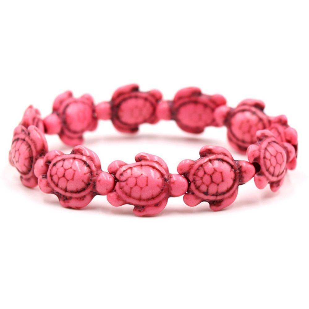 Bohemian Blue Turquoise Turtle Bracelet Ornaments Turtle Bracelet Chain  Women