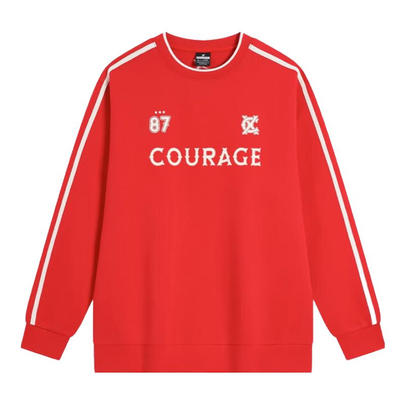 Свитшот-пуловер Xtep в ретро-стиле S