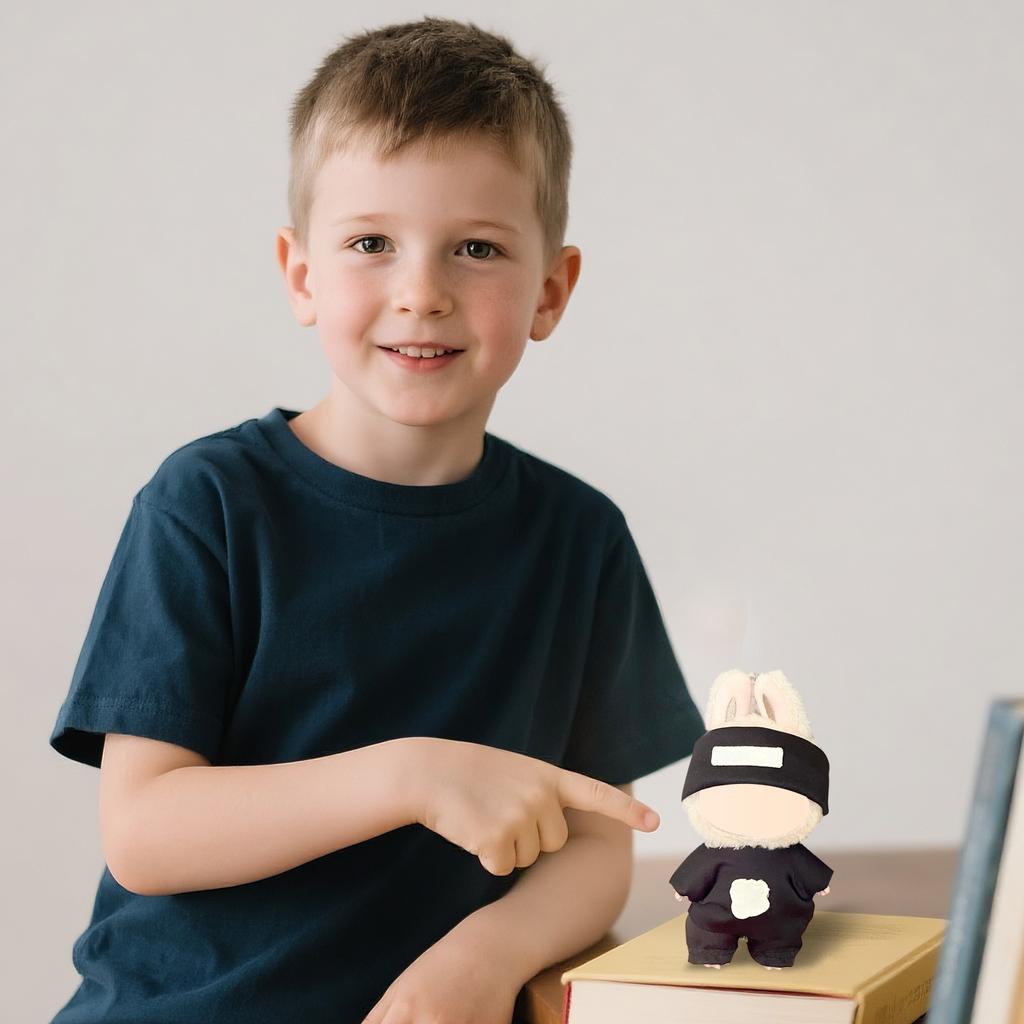 Roztomilé kreslené oblečení pro panenky - 17cm roztomilé oblečení pro panenky, doplňky pro panenky