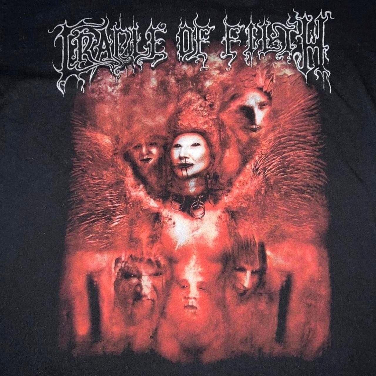 Vintage 2003 Cradle of Filth Blood For The Blood Gods Tour T-Shirt Unisex T-Shirt XXL