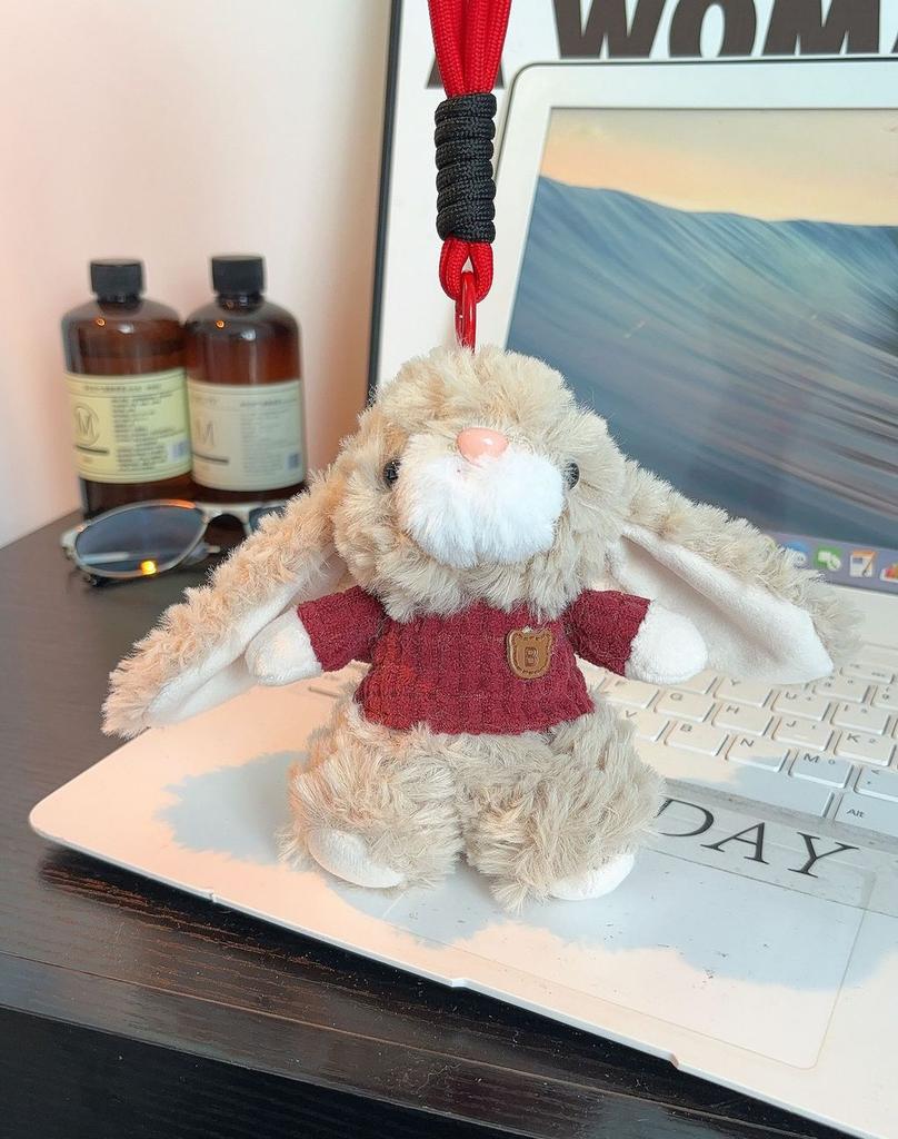 Moses Hase Plüsch Schlüsselanhänger Mit Weichem Kurzem Plüsch Für Sammler Und Geschenke