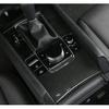Car Accessories Fit for      2024 2025 Mazda 3 Axela Interior Gear Shift Knob Console Media Panel Cover Trim (Carbon Fiber Style) Stainless Steel 1