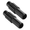 1 pair Bike Brake Cable Gear   Connector Line Regulator Adjuster Housing   (black)