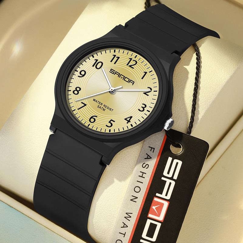 Sanda Trendy Student Watch: Simple, Casual, Versatile, Fresh Style