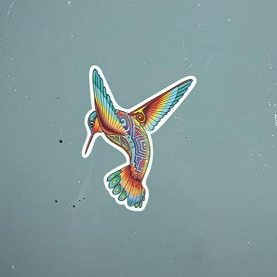 Hummingbird Waterproof Decal Sticker for Car, Laptop, Water Bottle, and Truck