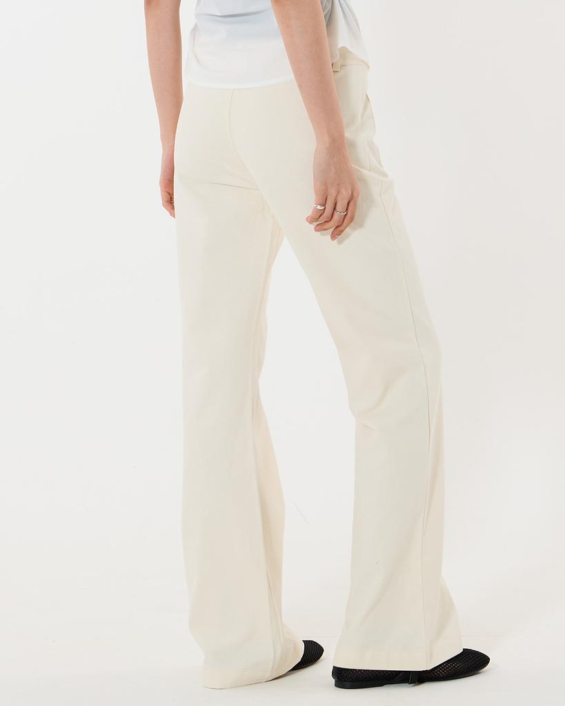 MOAA Double Pocket Zipper Flare Pants