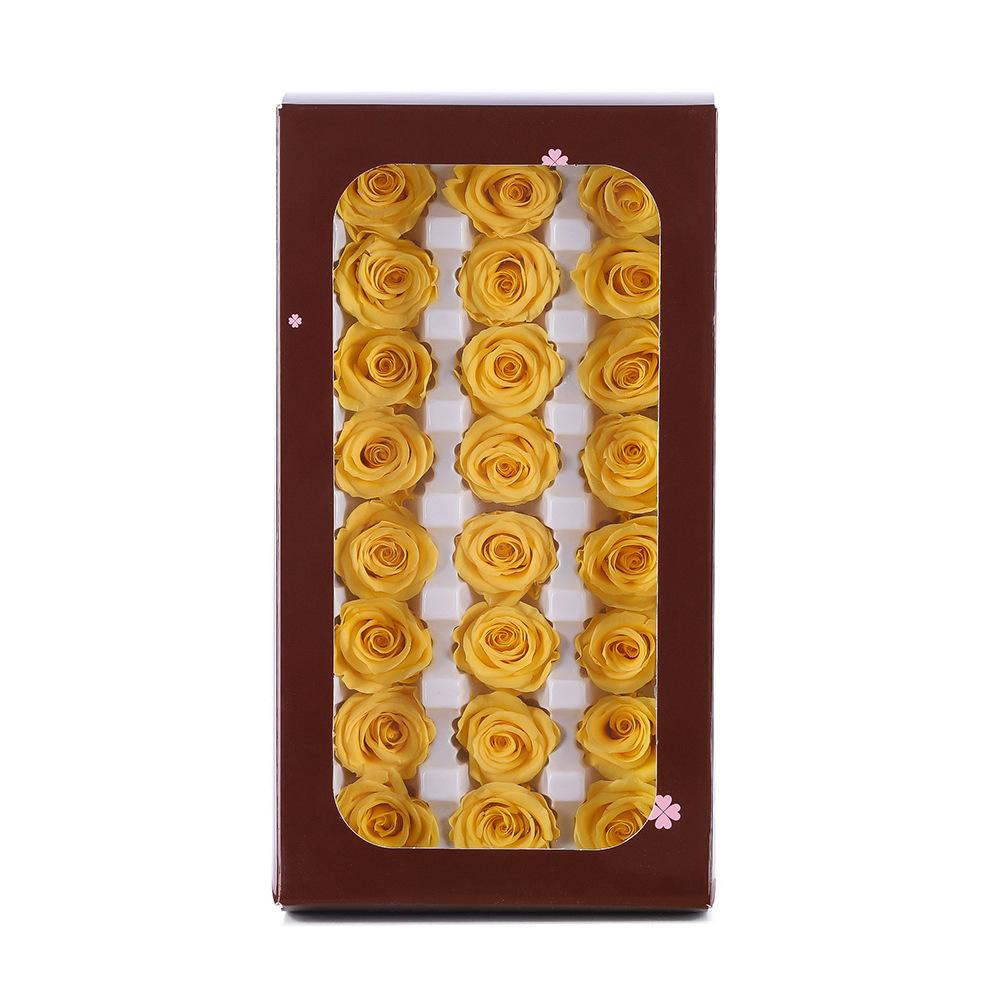 Eternal Flower Gift Box Set 2-6cm Handmade Rose Decorative Flowers, DIY Gift Flower Box