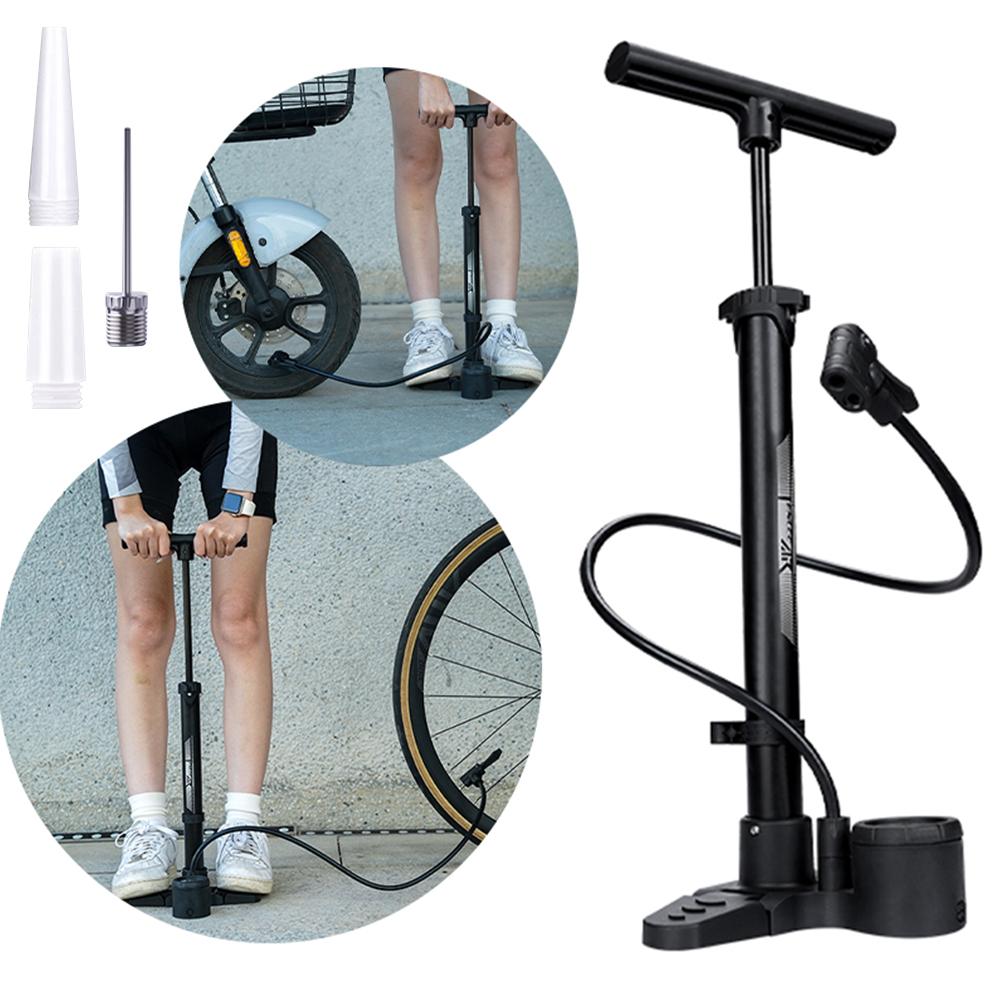 230PSI Bicycle Tire Floor Pump Presta Schrader Valve MTB Bicycle Pump Bicycle Tire Inflator for Road Mountain Bikes Balls Australia