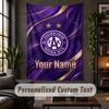 Wall Tapestry Austria Wien FC Print Custom Name Text Wall Hanging Home Decor
