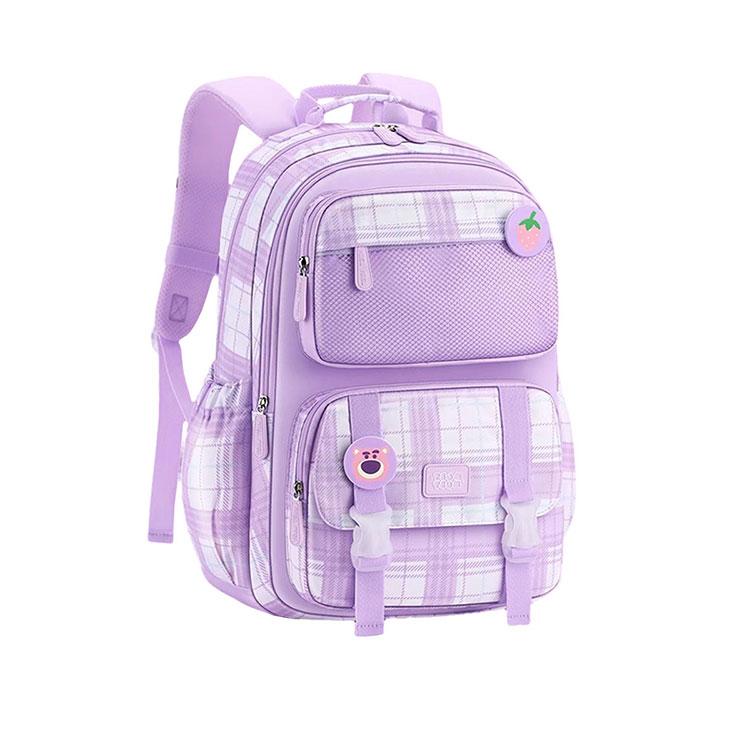 New Disney Polyester Student Bag Regular Kids' Pink/Purple MH-ST80211