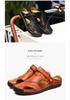 2025 Summer Plus Size Men's Closed-Toe Sandals & Casual Beach Shoes