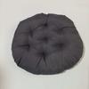 Thickened Round Cushion Pad for Chairs Office Home Polyester Filling Ergonomic Seat Support Non-Slip Base Universal Fit