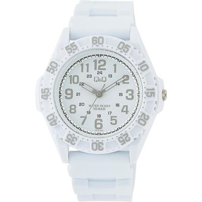 [Citizen Q&Q] Watch Analog Waterproof Urethane Band VR78-002 Men's White