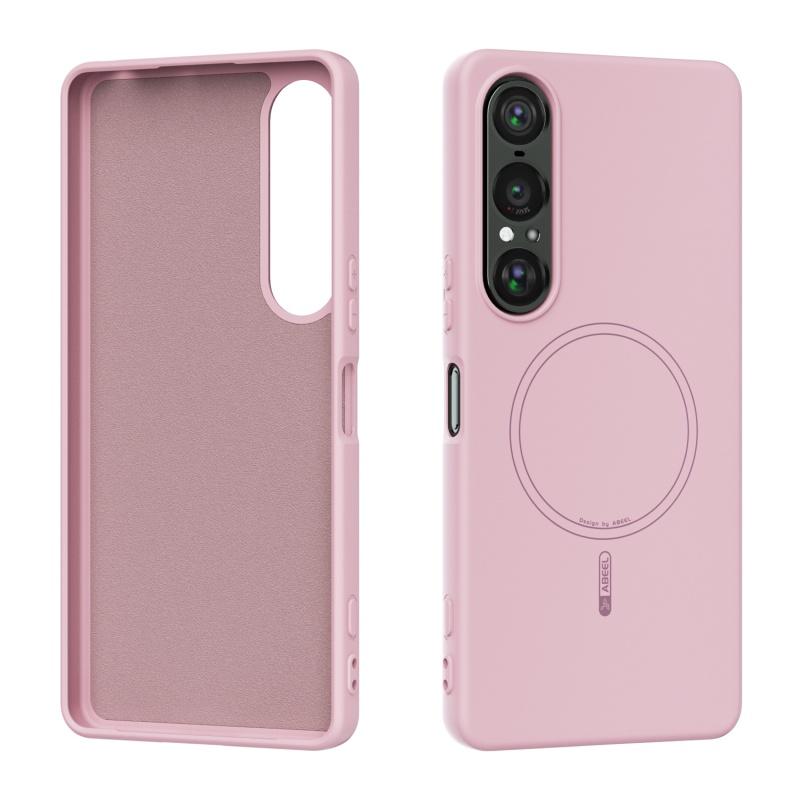 Liquid Silicone Invisible Magnetic Case For Sony Xperia 1V 1VI 1VII Baby Skin Touch Wireless Charging Soft Shockproof Case Cover