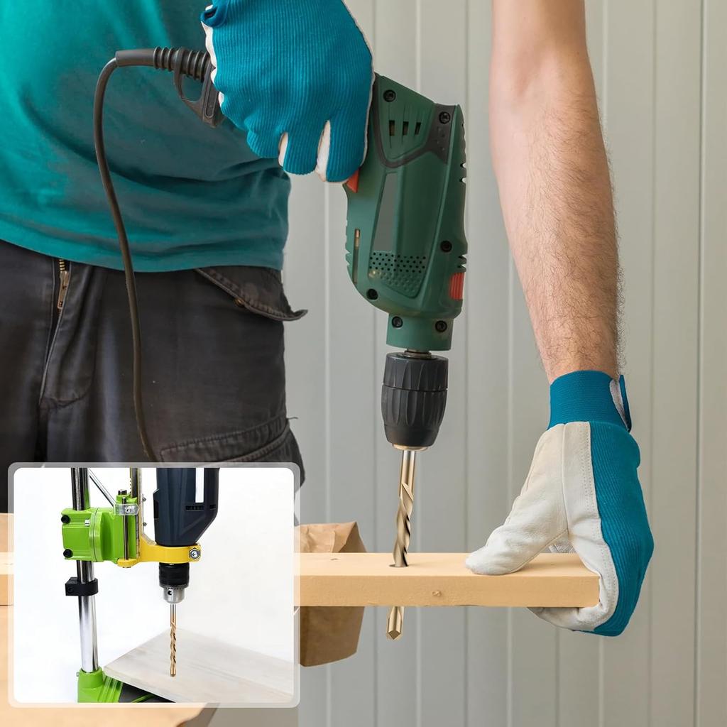 50Pcs Drywall Bit, 1/8 Inch Spiral Saw Tip Cutting Bits, M2 High Speed Steel Drywall Cutting Bits, Precision Drywall Guide Point Cutting Bits for