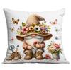 New Watercolor Spring Garden Elf Pillowcase Home Sofa Cushion Pillowcase