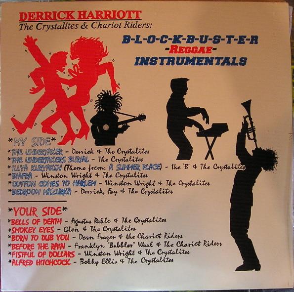 

LP Record DERRICK HARRIOTT Blockbuster Reggae Instrumentals CLP1014 CRYSTAL 1981 Jamaica Reggae Ska Dub Used