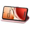 Flip Case for Oppo Reno 12FS / 12F, Mandala, Rose Gold