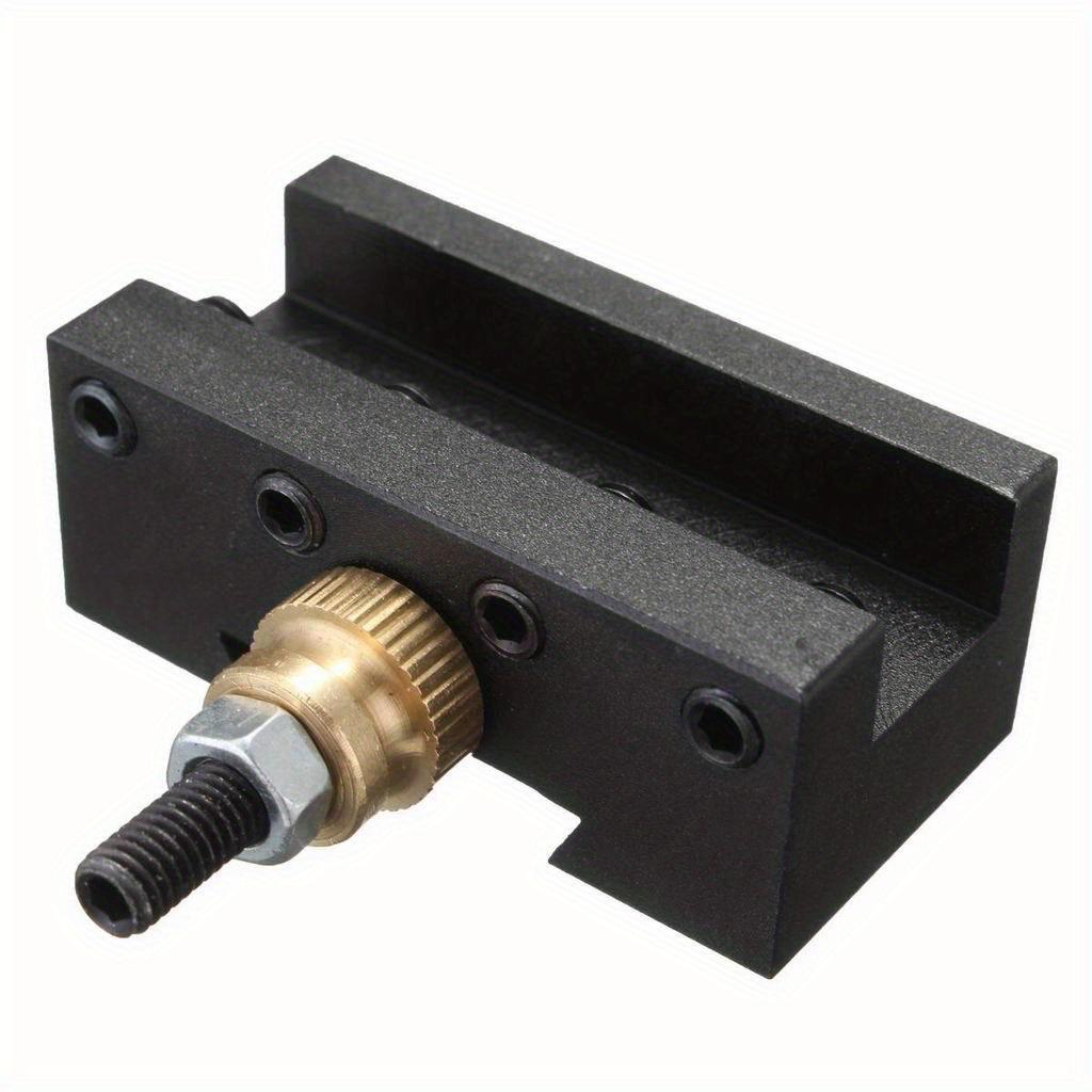 American Quick Change Tool Post Set: 2-Piece Tool Holder & 4-Piece Decoration Rod for 210 Lathe Turning Fixture