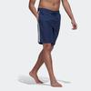 Adidas Originals Drawstring Waist Striped Letter Logo Printed Shorts Men Shorts Deep-Indigo HK7389