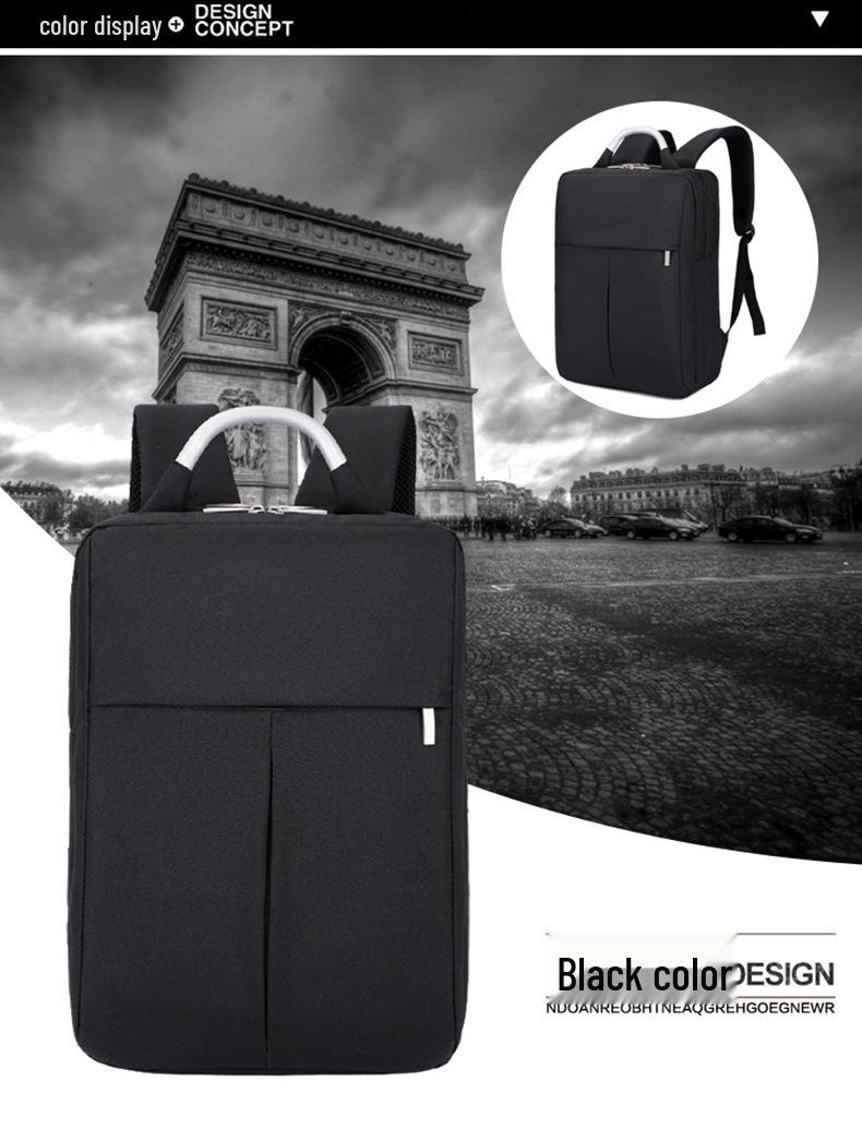 

Премиальный Легкий Мужской Бизнес-Рюкзак - Прочный, Портативный и Вместительный для Путешествий и Ноутбуков чёрный