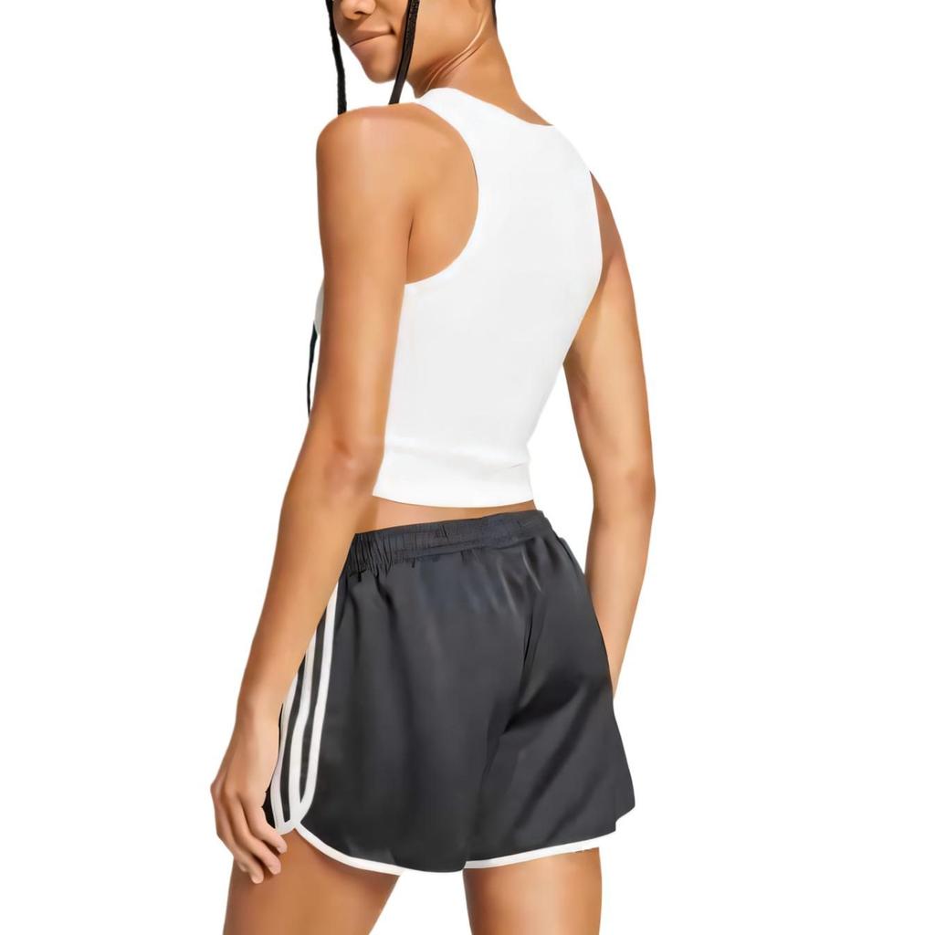 adidas Originals Logo Embroidered Ribbed Tank Top JC9007