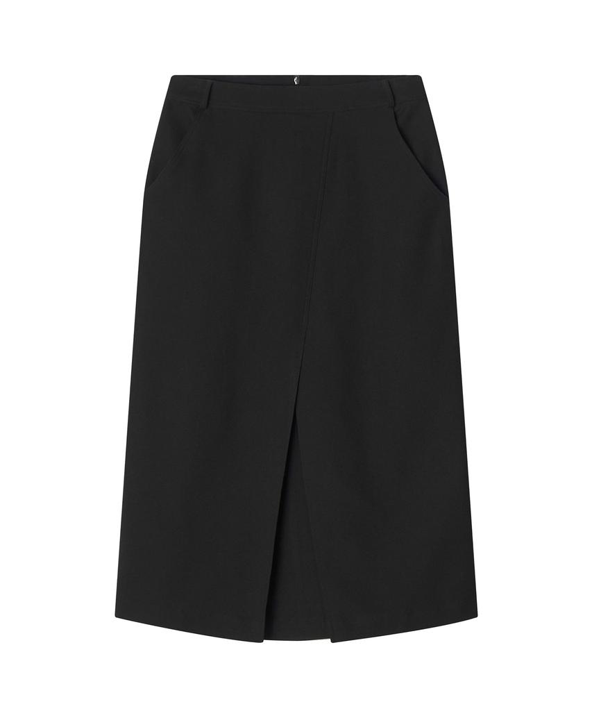 Meibeoyu Joyren H Wool Skirt _ Charcoal