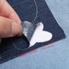 Selbstklebender Jeans-Flicken zur Reparatur von Kleidung und Hosen – Aufkleber mit dekorativem Muster
