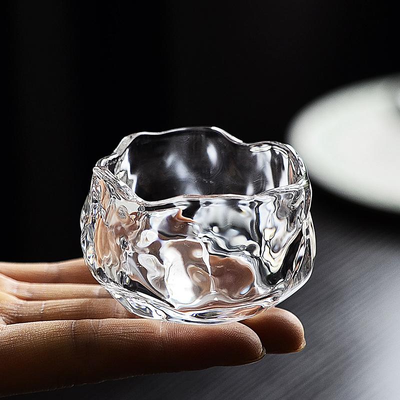 Japanese Sle Glass Tea Cup Set Small Gongfu Tea Cups Personal Dedied Sake Cups Home Use Tea Ceremony Owner Cup