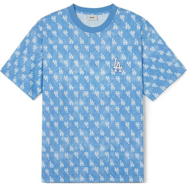 New MLB Los Angeles Dodgers T Shirt Unisex Blue 3ATSM0543-07BLP