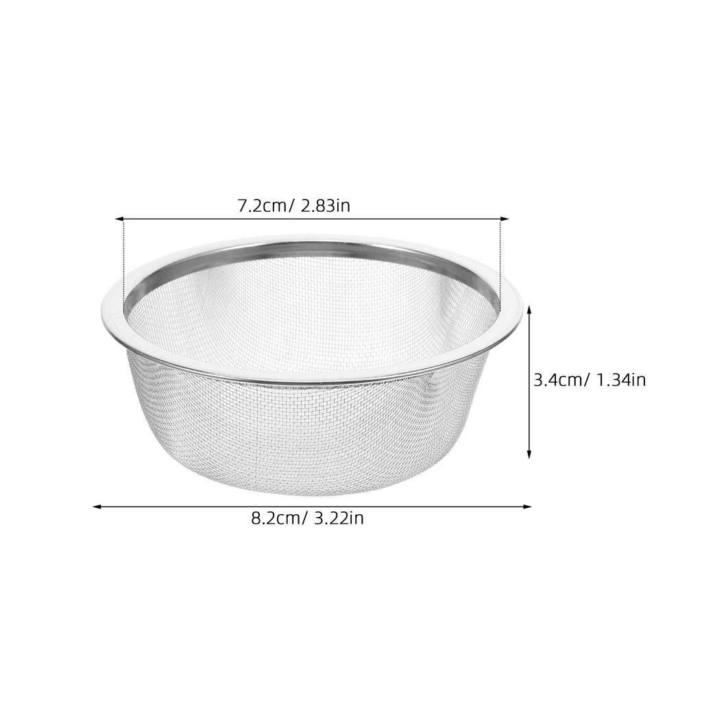6Pcs Stainless Steel Tea Infuser Basket Mesh Strainer for Teapot Loose Leaf Brewing Filter Replacement Tea Pot Accessories