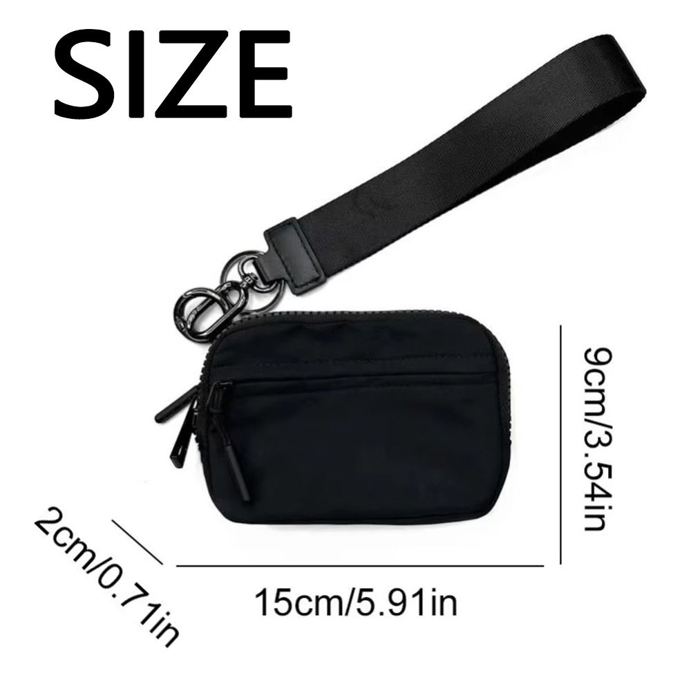 Fashion Mini Coin Bag Card Slots Women Wrist Wallet Simple Women's Keychain Wallet Card Holder