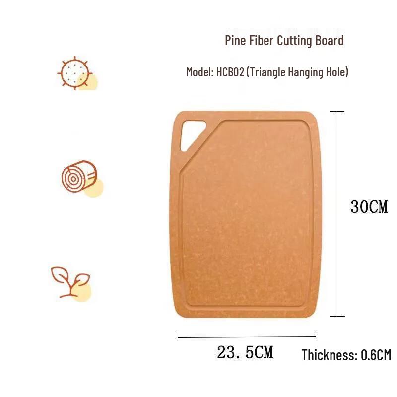 Wutuo Pine Fiber Double-sided Cutting Board